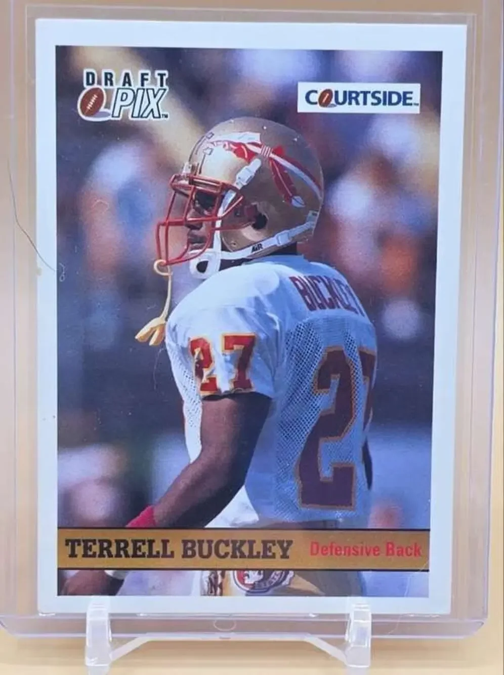 1992 Courtside Draft Pix #100 Terrell Buckley Card